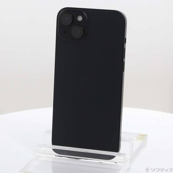 【中古】Apple(アップル) iPhone15 Plus 256GB ブラック MU0F3J／A SIMフリー 【295-ud】