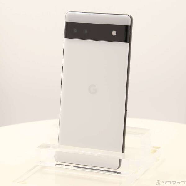 【中古】GOOGLE(グーグル) Google Pixel 6a 128GB チョーク GB17L au SIMフリー 【269-ud】