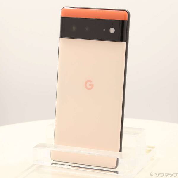 【中古】GOOGLE(グーグル) Google Pixel 6 256GB カインダコーラル SIMフリー 【262-ud】