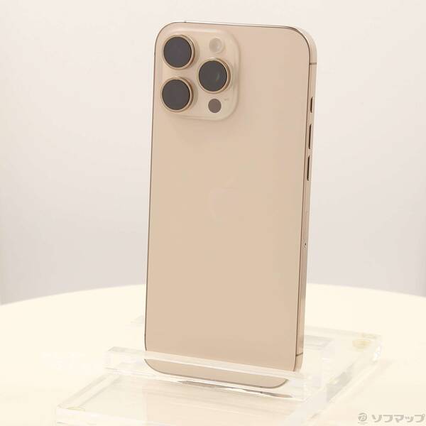 【中古】Apple(アップル) iPhone16 Pro Max 256GB デザートチタニウム NYWJ3J／A SIMフリー 【262-ud】