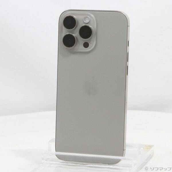 【中古】Apple(アップル) iPhone16 Pro Max 512GB ナチュラルチタニウム MYWP3J／A SIMフリー 【258-ud】
