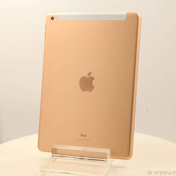 【中古】NTTドコモ iPad 第7世代 128GB ゴールド MW6G2J／A docomoロック解除SIMフリー 【305-ud】