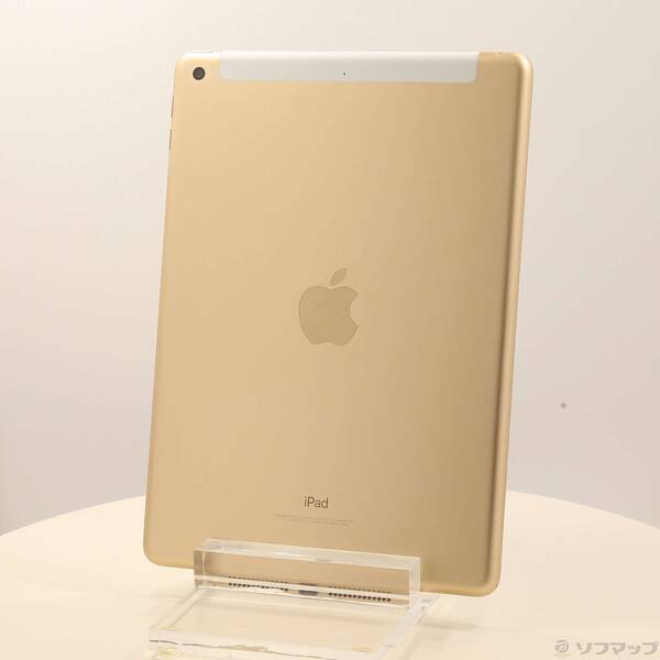 【中古】Apple(アップル) iPad 第5世代 32GB ゴールド MPG42J／A docomoロック解除SIMフリー 【276-ud】