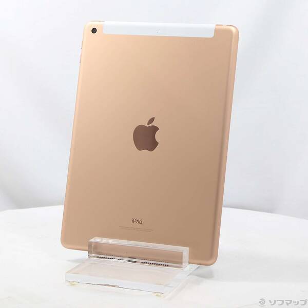 【中古】Apple(アップル) iPad 第6世代 32GB ゴールド MRM02J／A docomoロック解除SIMフリー 【352-ud】