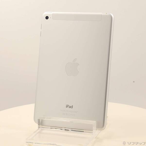 【中古】Apple(アップル) iPad mini 4 16GB シルバー MK702J／A docomoロック解除SIMフリー 【269-ud】