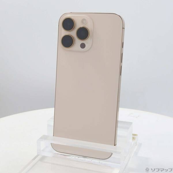 【中古】Apple(アップル) iPhone16 Pro Max 512GB デザートチタニウム MYWN3J／A SIMフリー 【258-ud】