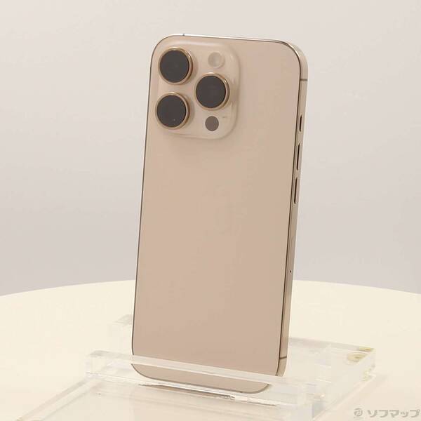 【中古】Apple(アップル) iPhone16 Pro 1TB デザートチタニウム MYNA3J／A SIMフリー 【258-ud】