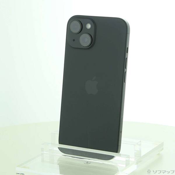 【中古】Apple(アップル) iPhone15 128GB ブラック MTMH3J／A SIMフリー 【368-ud】