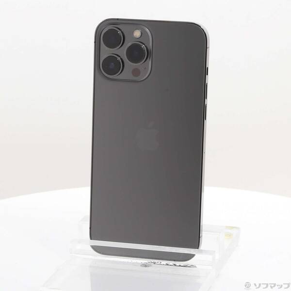 【中古】Apple(アップル) iPhone13 Pro Max 128GB グラファイト MLJ43J／A SIMフリー 【377-ud】