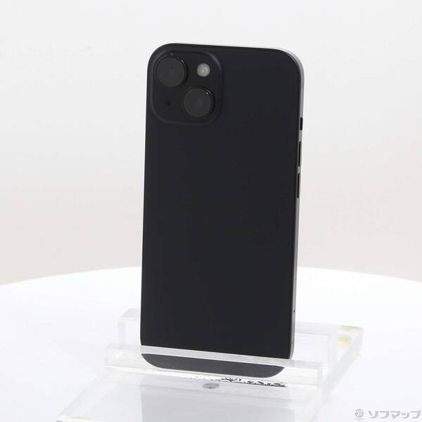 【中古】Apple(アップル) iPhone15 256GB ブラック MTMN3J／A SIMフリー 【258-ud】