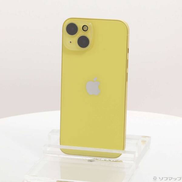 【中古】Apple(アップル) iPhone14 128GB イエロー MR3Q3J／A SIMフリー 【262-ud】(2)