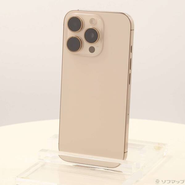 【中古】Apple(アップル) iPhone16 Pro 128GB デザートチタニウム MYMX3J／A SIMフリー 【297-ud】