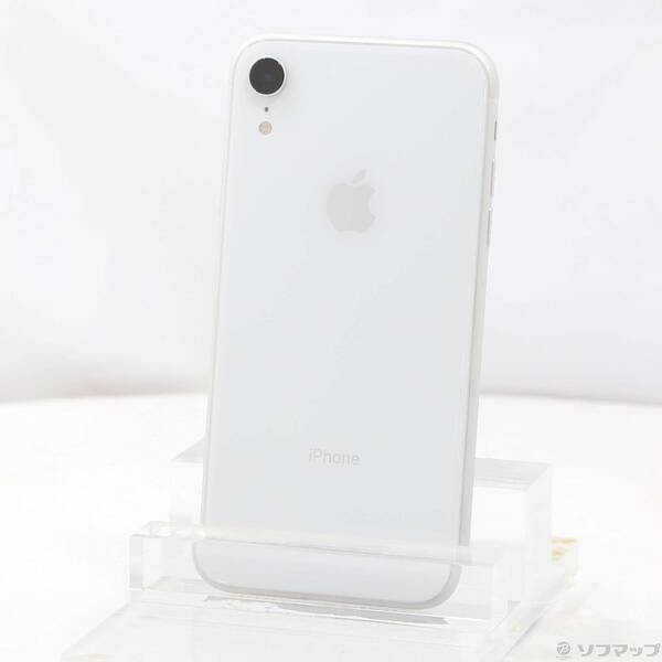 【中古】Apple(アップル) iPhoneXR 64GB ホワイト MH6V3J／A SIMフリー 【349-ud】