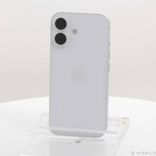 【中古】Apple(アップル) iPhone16 256GB ホワイト MYDX3J／A SIMフリー 【269-ud】