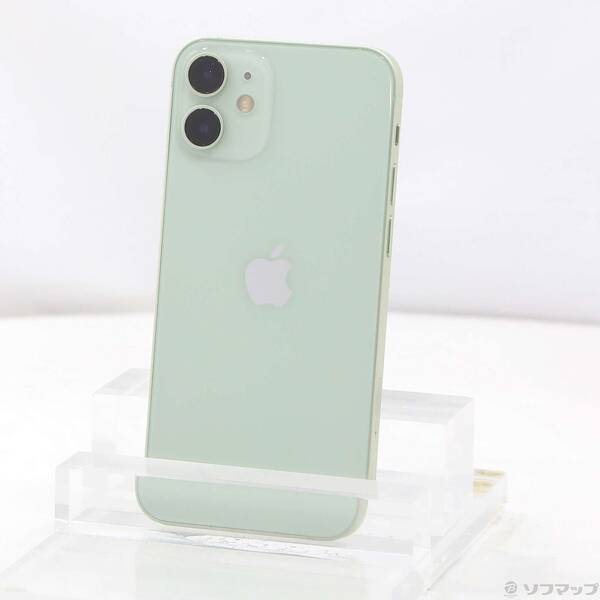 【中古】Apple(アップル) iPhone12 mini 128GB グリーン MGDQ3J／A SIMフリー 【349-ud】