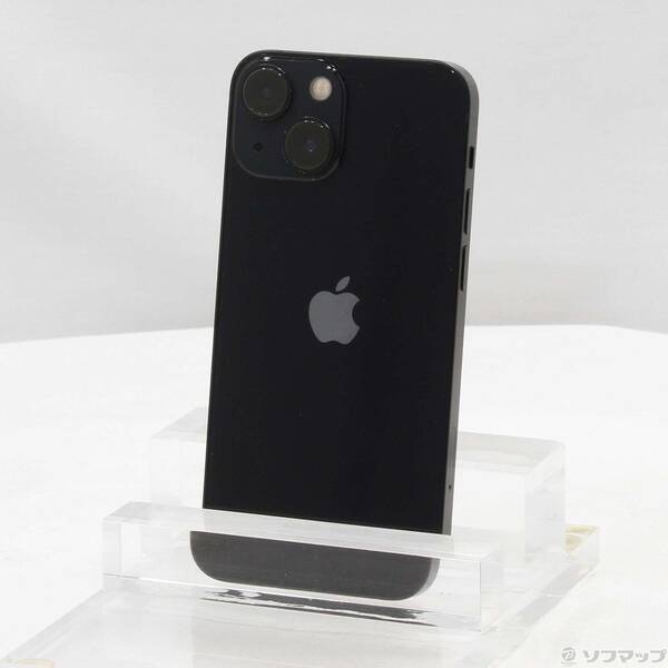 【中古】Apple(アップル) iPhone13 mini 128GB ミッドナイト MLJC3J／A SIMフリー 【377-ud】