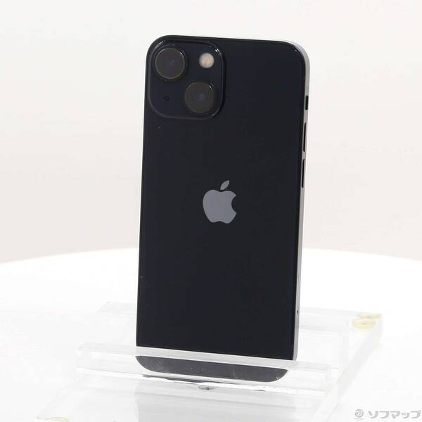 【中古】Apple(アップル) iPhone13 mini 128GB ミッドナイト MLJC3J／A SIMフリー 【368-ud】