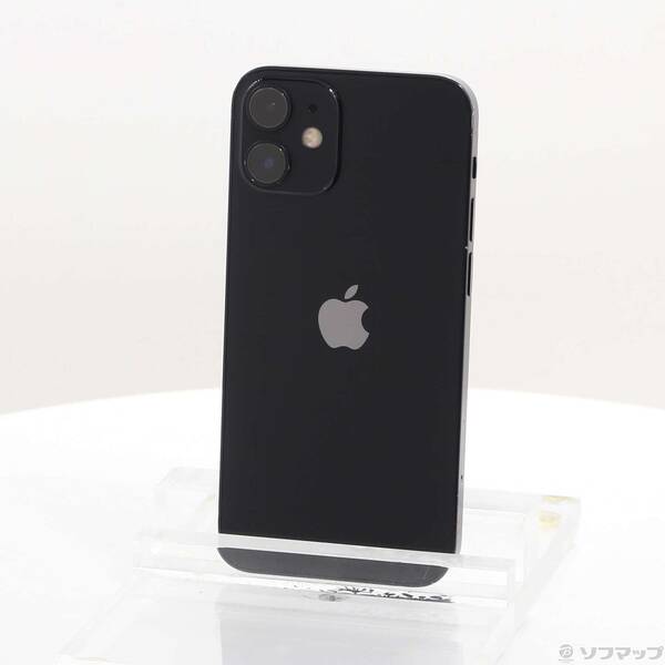 【中古】Apple(アップル) iPhone12 mini 256GB ブラック MGDR3J／A SIMフリー 【344-ud】
