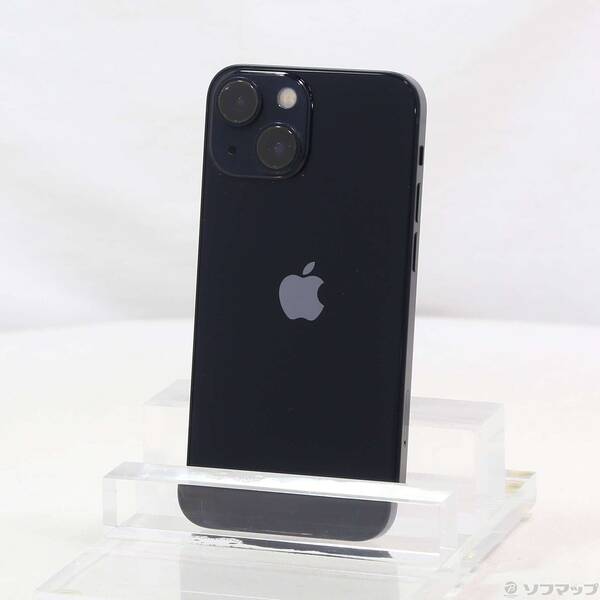 【中古】Apple(アップル) iPhone13 mini 128GB ミッドナイト MLJC3J／A SIMフリー 【196-ud】