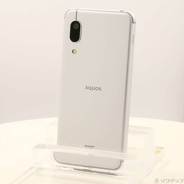 【中古】SHARP(シャープ) AQUOS sense3 basic 32GB シルバー SHV48 auロック解除SIMフリー 【349-ud】