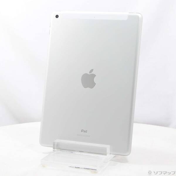 【中古】Apple(アップル) iPad 第7世代 32GB シルバー MW6C2J／A auロック解除SIMフリー 【258-ud】