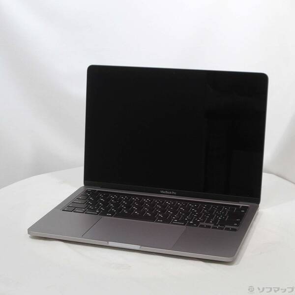 【中古】Apple(アップル) MacBook Pro 13.3-inch Late-2020 MYD82J／A Apple M1 8コアCPU_8コアGPU 8GB SSD256GB スペースグレイ 〔14.7 Sonoma〕 【295-ud】
