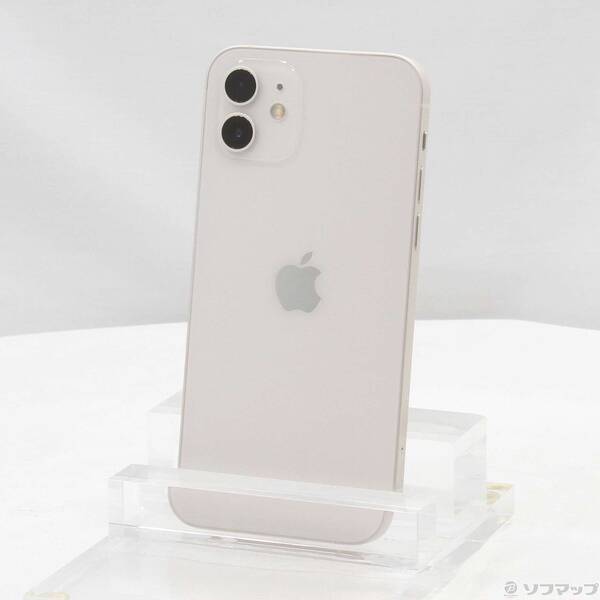 【中古】Apple(アップル) iPhone12 64GB ホワイト MGHP3J／A SIMフリー 【352-ud】