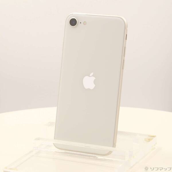【中古】Apple(アップル) iPhone SE 第3世代 64GB スターライト MMYD3J／A SIMフリー 【262-ud】