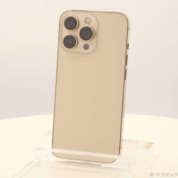 【中古】Apple(アップル) iPhone13 Pro 128GB ゴールド MLUH3J／A SIMフリー 【295-ud】