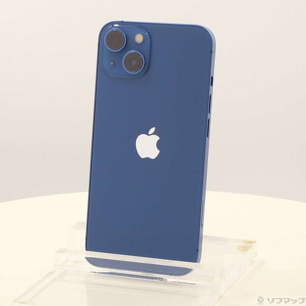 【中古】Apple(アップル) iPhone13 128GB ブルー MLNG3J／A SIMフリー 【276-ud】