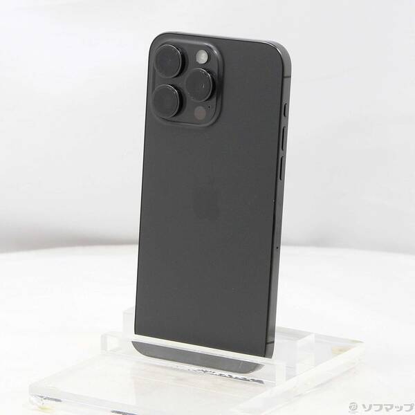 【中古】Apple(アップル) iPhone15 Pro Max 512GB ブラックチタニウム MU6U3J／A SIMフリー 【269-ud】