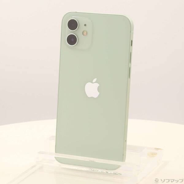 【中古】Apple(アップル) iPhone12 128GB グリーン MGHY3J／A SIMフリー 【251-ud】