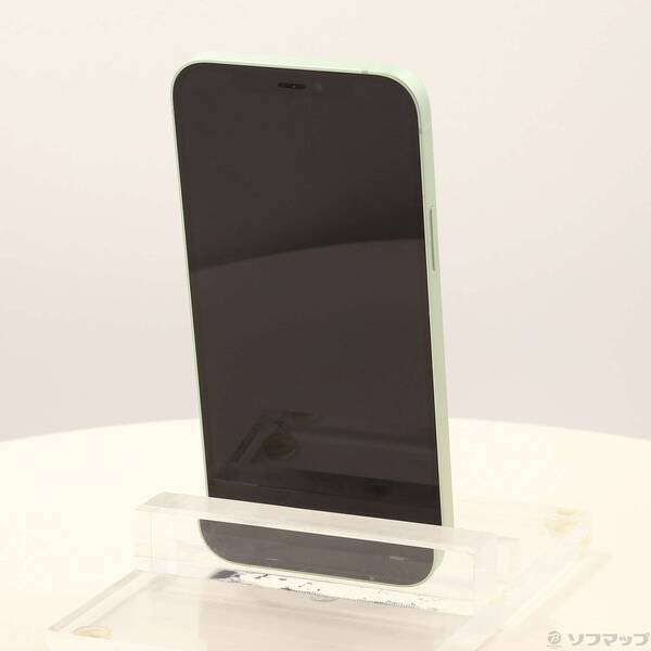 【中古】Apple(アップル) iPhone12 128GB グリーン MGHY3J／A SIMフリー 【251-ud】