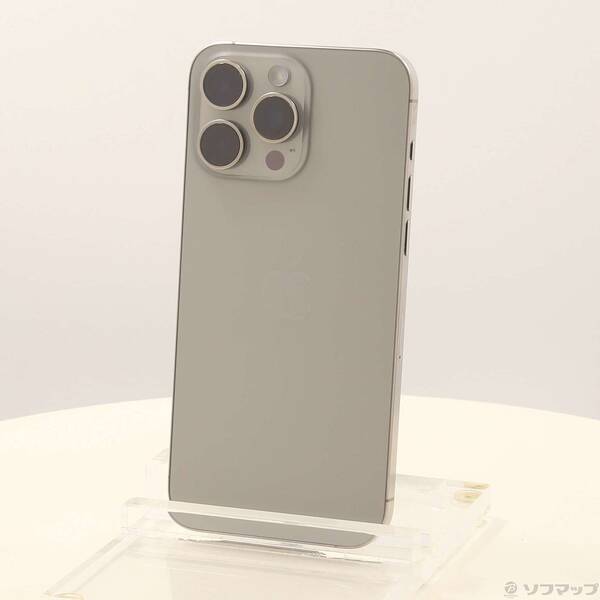 【中古】Apple(アップル) iPhone15 Pro Max 256GB ナチュラルチタニウム MU6R3J／A SIMフリー 【352-ud】