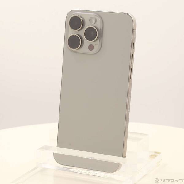 【中古】Apple(アップル) iPhone15 Pro Max 256GB ナチュラルチタニウム MU6R3J／A SIMフリー 【276-ud】