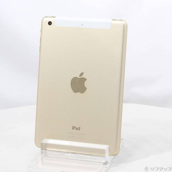 【中古】Apple(アップル) iPad mini 3 128GB ゴールド MGYU2J／A au 【377-ud】