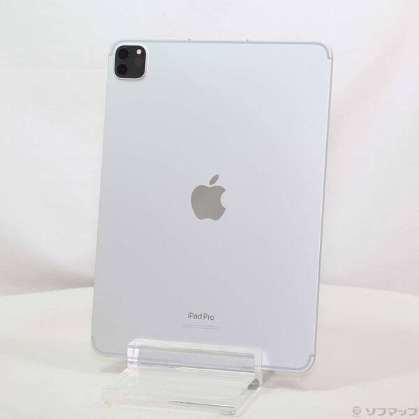 【中古】Apple(アップル) iPad Pro 11インチ 第4世代 128GB シルバー MNYD3J／A docomoロック解除SIMフリー 【297-ud】