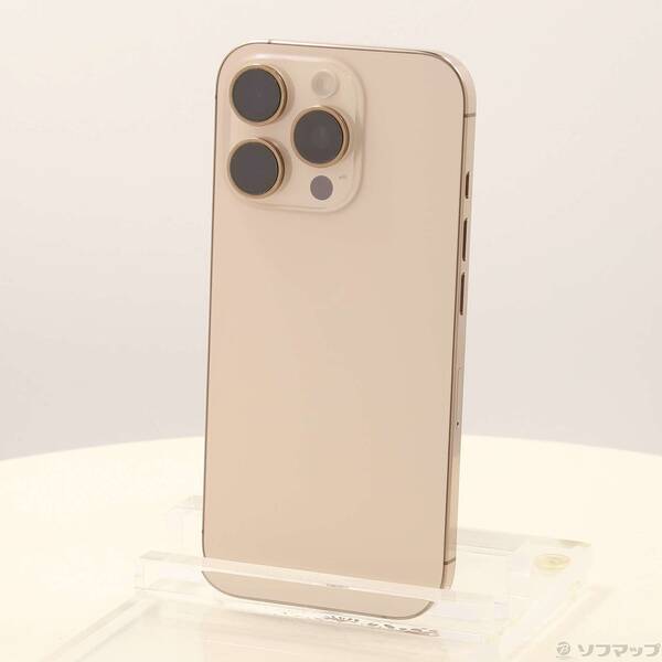 【中古】Apple(アップル) iPhone16 Pro 128GB デザートチタニウム MYMX3J／A SIMフリー 【344-ud】