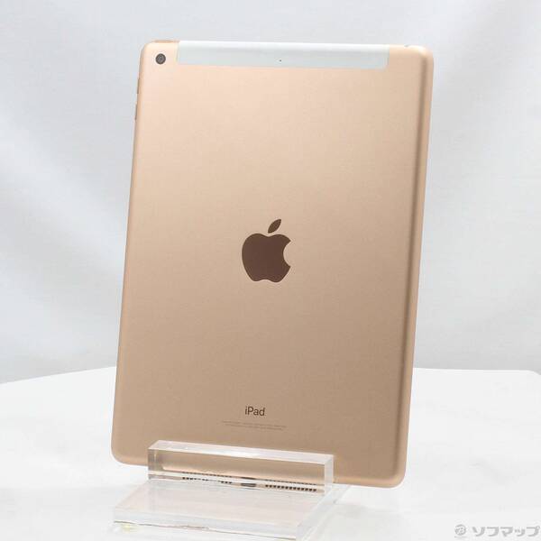 【中古】Apple(アップル) iPad 第6世代 32GB ゴールド MRM02J／A SoftBank 【348-ud】