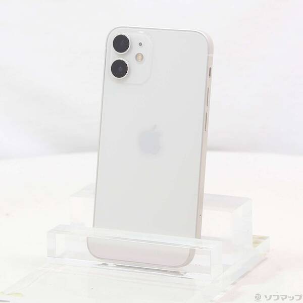 【中古】Apple(アップル) iPhone12 mini 64GB ホワイト MGA63J／A SIMフリー 【352-ud】