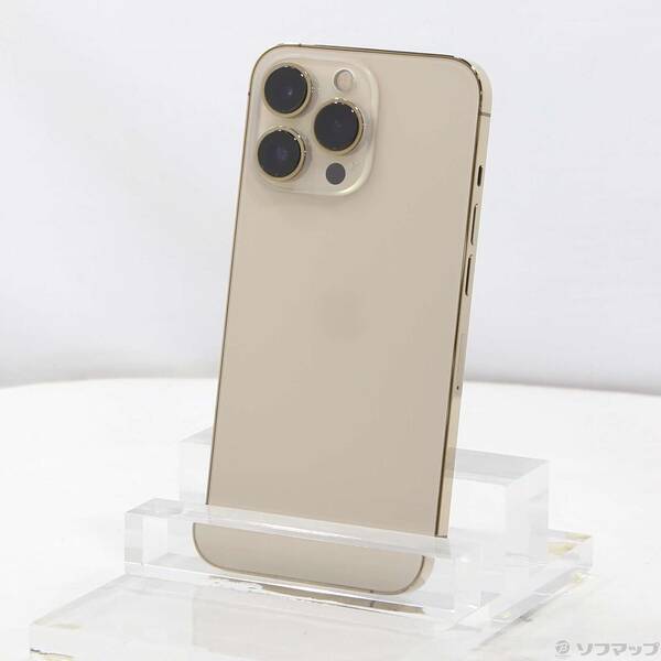 【中古】Apple(アップル) iPhone13 Pro 128GB ゴールド MLUH3J／A SIMフリー 【344-ud】