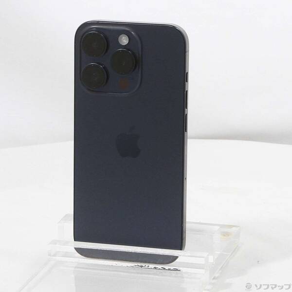 【中古】Apple(アップル) iPhone15 Pro 1TB ブルーチタニウム MTUU3J／A SIMフリー 【262-ud】