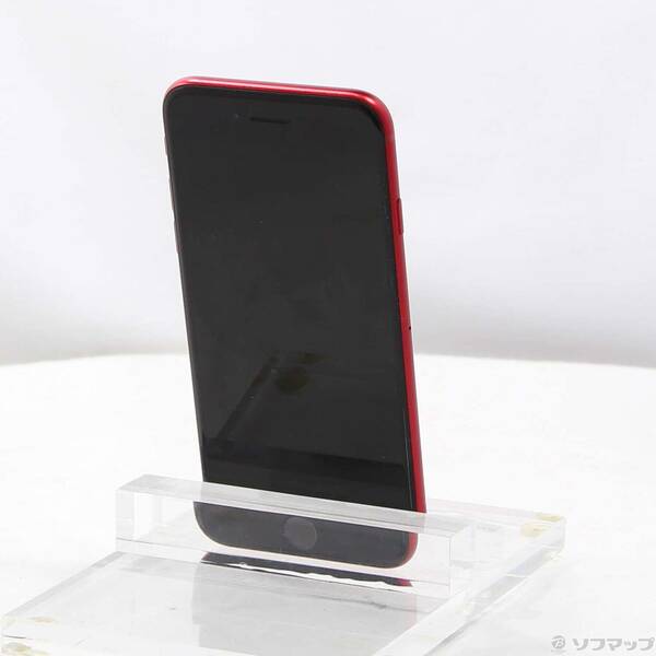 【中古】Apple(アップル) iPhone SE 第3世代 64GB プロダクトレッド MMYE3J／A SIMフリー 【198-ud】