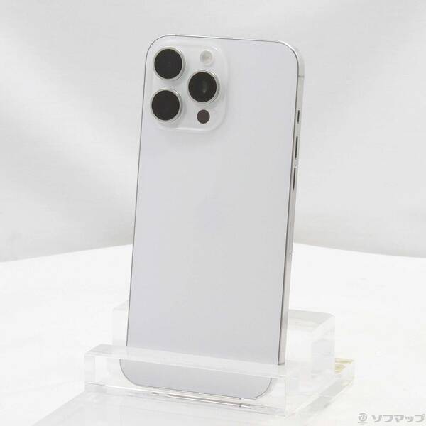 【中古】Apple(アップル) iPhone16 Pro Max 256GB ホワイトチタニウム MYWH3J／A SIMフリー 【344-ud】