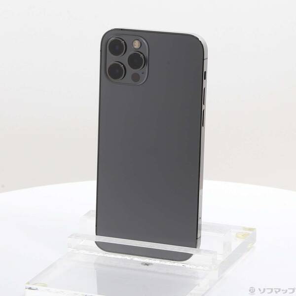 【中古】Apple(アップル) iPhone12 Pro 256GB グラファイト MGM93J／A SoftBank 【377-ud】