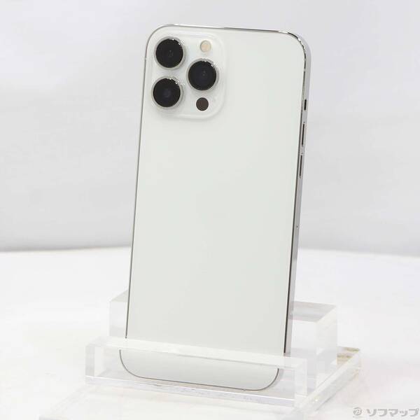 【中古】Apple(アップル) iPhone13 Pro Max 128GB シルバー MLJ53J／A SIMフリー 【295-ud】