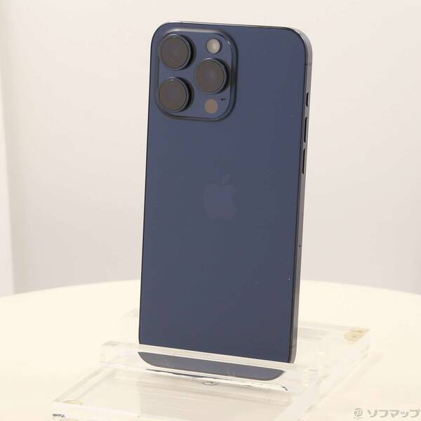 【中古】Apple(アップル) iPhone15 Pro Max 512GB ブルーチタニウム MU6X3J／A SIMフリー 【305-ud】