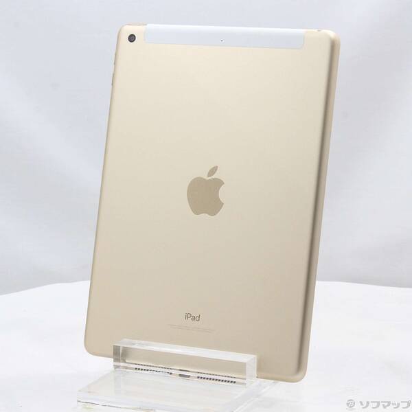 【中古】Apple(アップル) iPad 第5世代 32GB ゴールド MPG42J／A docomoロック解除SIMフリー 【276-ud】
