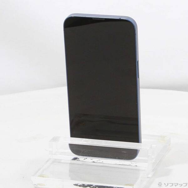 【中古】Apple(アップル) iPhone13 128GB ブルー MLNG3J／A SIMフリー 【198-ud】