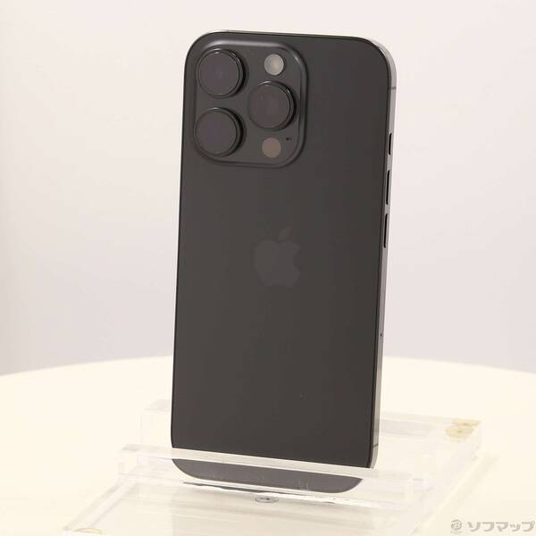【中古】Apple(アップル) iPhone16 Pro 128GB ブラックチタニウム MYMV3J／A SIMフリー 【198-ud】